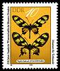 (1978-092) Марка Германия (ГДР) "Бабочки"    Музей Дрездена, 250 лет III Θ
